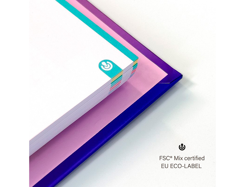 CARPETA CARPEBLOCK CARCHIVO DIN A4 FOAM CON RECAMBIO BONUS 360º SOFT STYLE COLOR AZUL