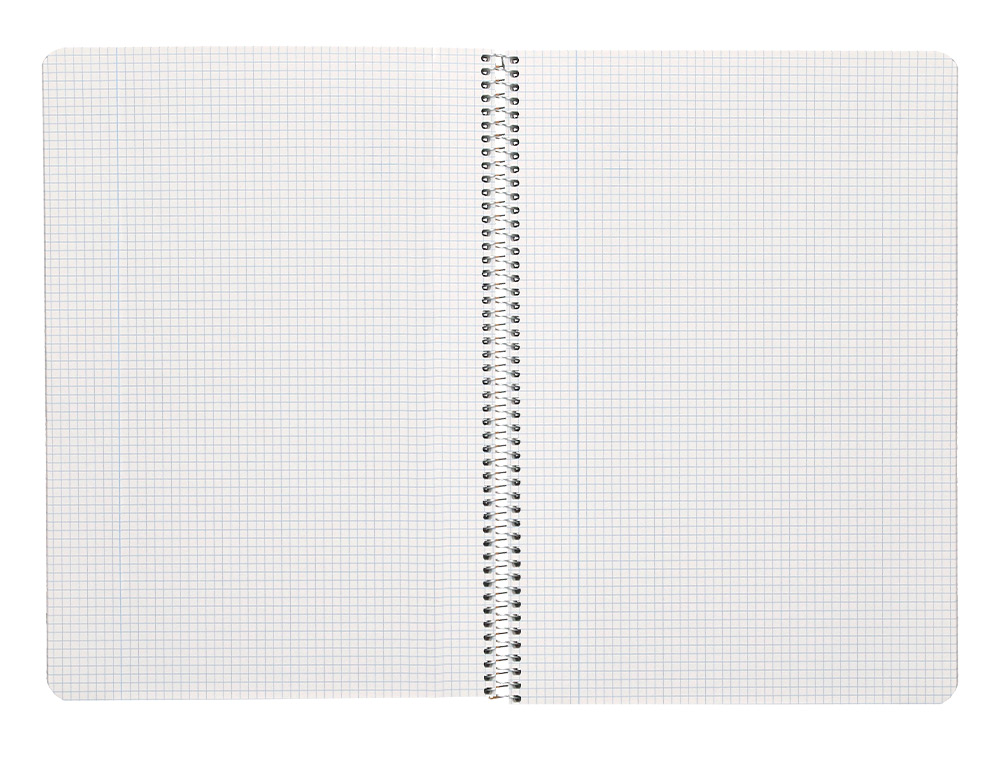 CUADERNO ESPIRAL LIDERPAPEL DIN A4 ECOUSE TAPA CARTULINA KRAFT 80H PAPEL RECICLADO 80GR CUADRO 4MM CON MARGEN