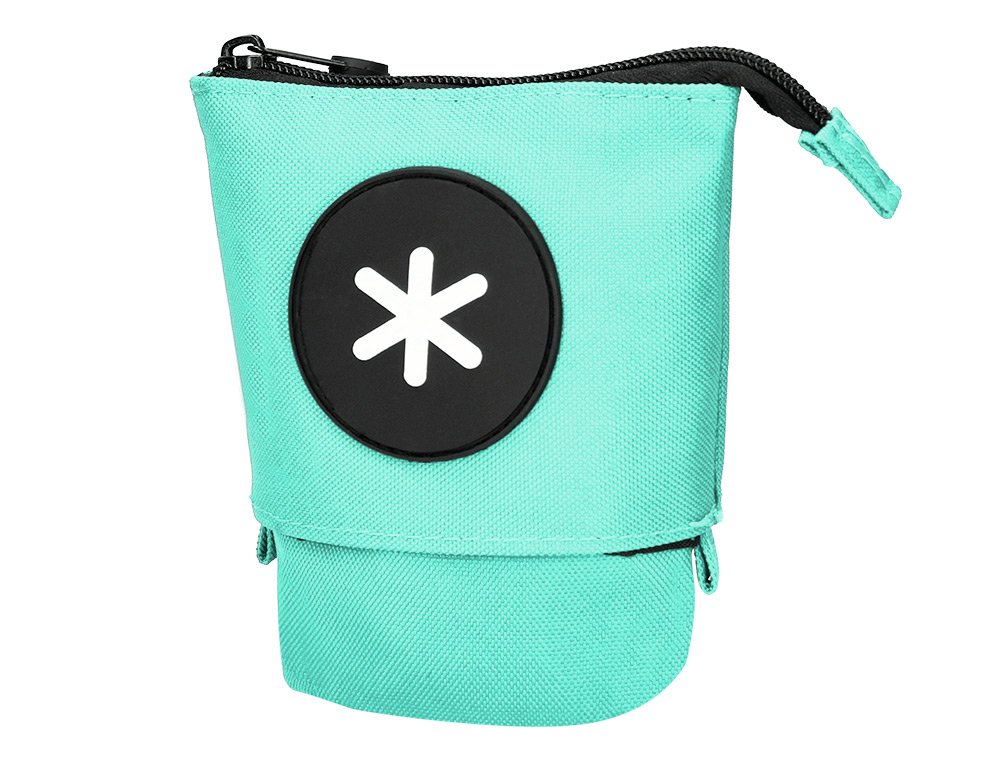 BOLSO ESCOLAR PORTATODO ANTARTIK CUBILETE COLOR MENTA 190X60X80 MM