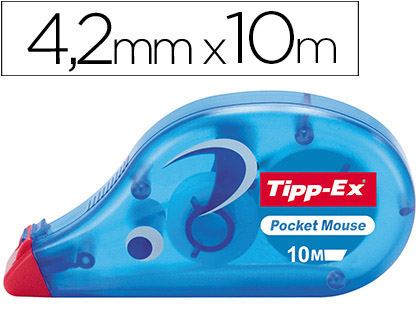 CORRECTOR TIPP-EX CINTA POCKET MOUSE 4,2 MM X 10 M