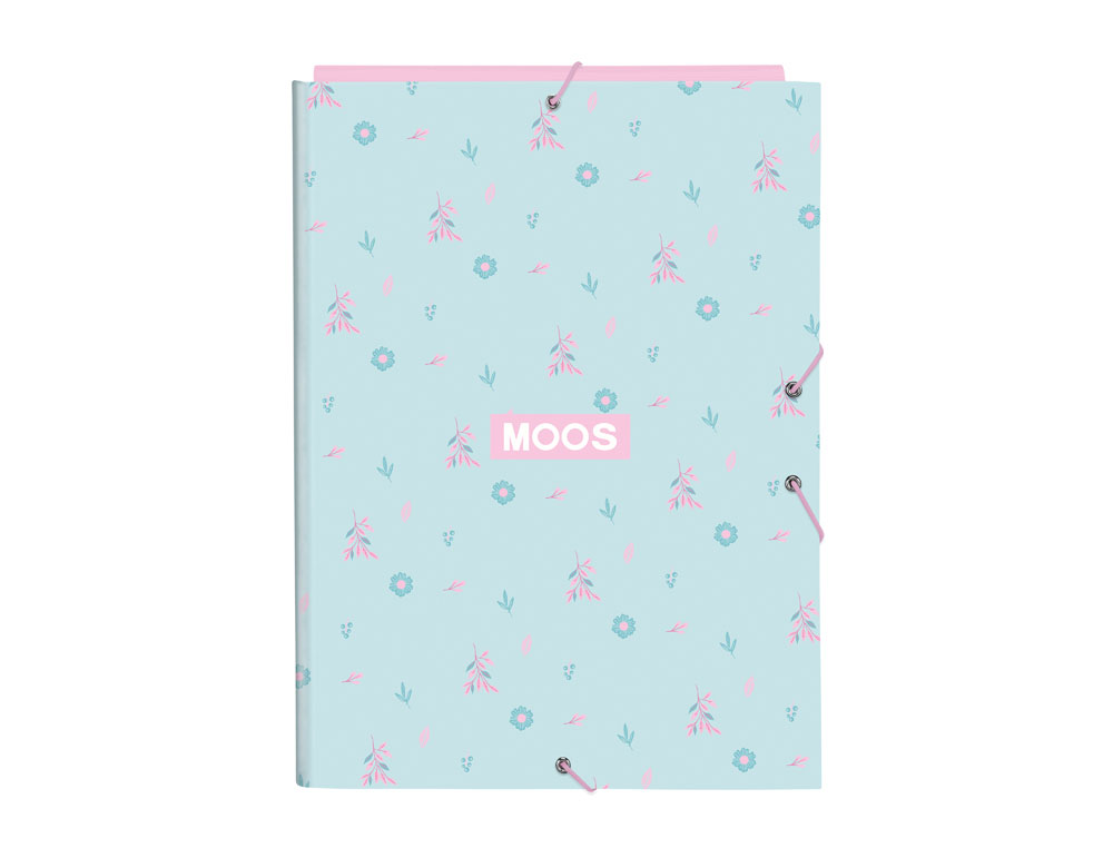 CARPETA GOMAS SOLAPAS SAFTA FOLIO MOOS GARDEN
