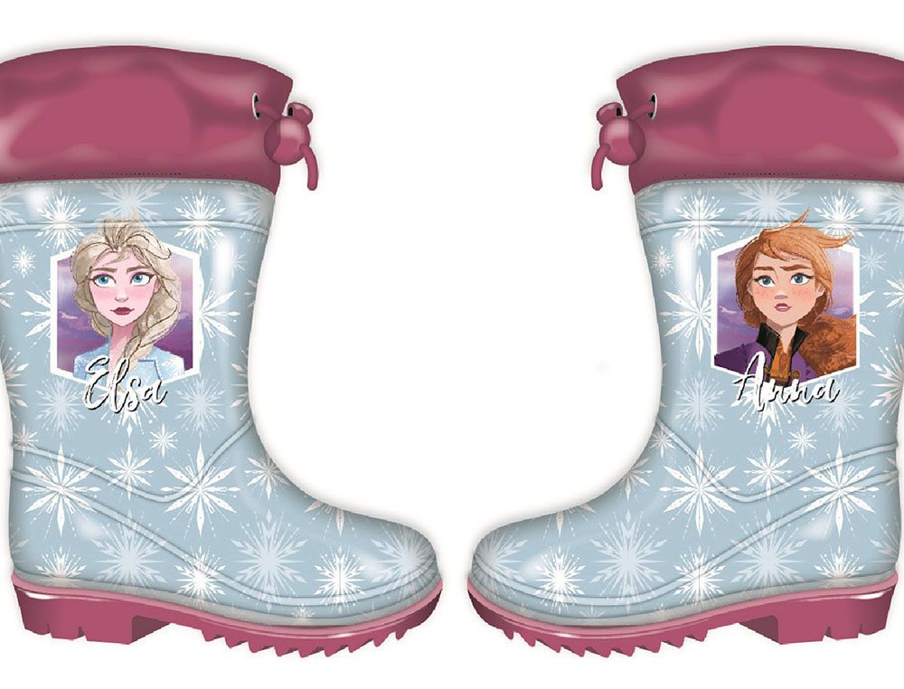 BOTA DE AGUA SAFTA FROZEN PACK DE 5 PARES TALLAS SURTIDAS