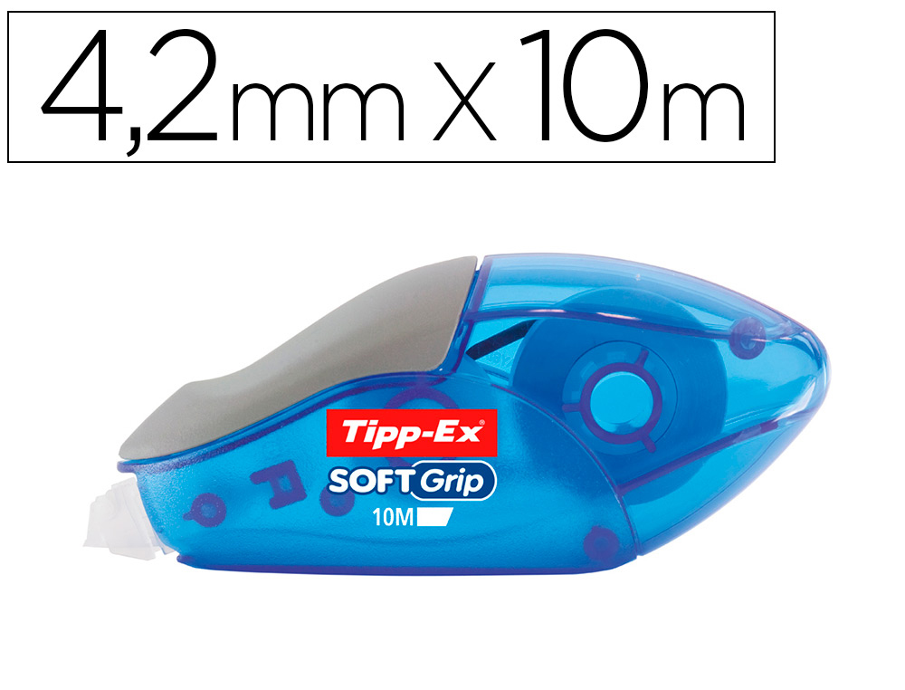 CORRECTOR TIPP-EX CINTA SOFT GRIP 4,2 MM X 10 M