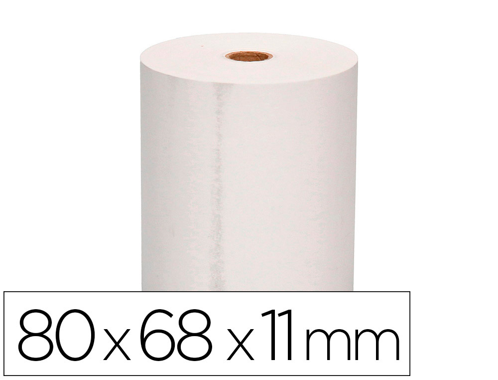 ROLLO SUMADORA Q-CONNECT TERMICO 80X68X11 MM 58 GR SIN BIFENOL A