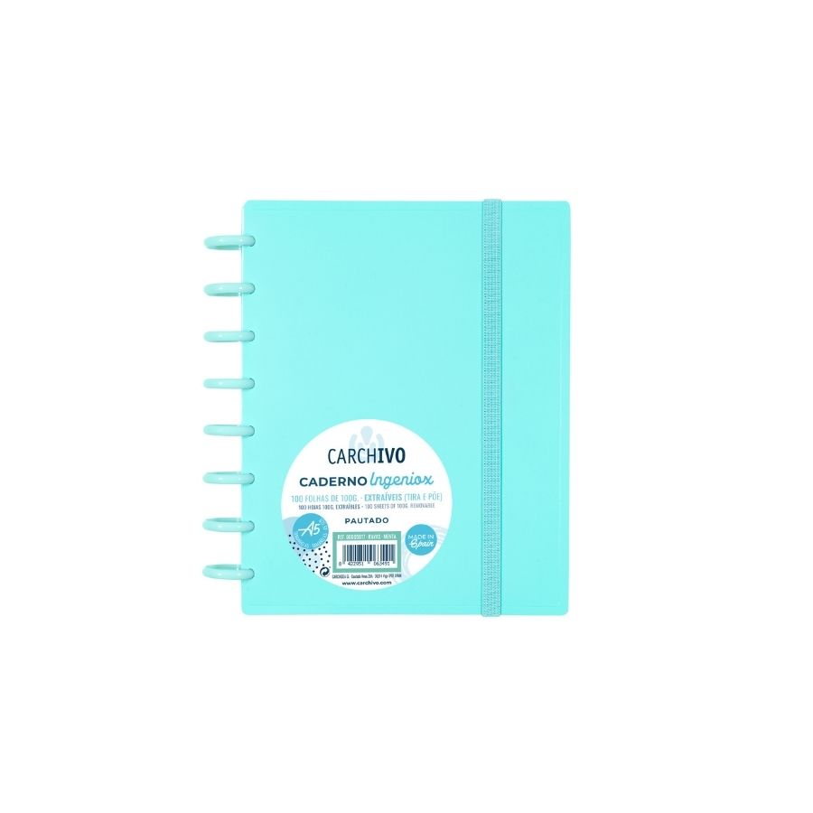 CUADERNO CARCHIVO INGENIOX A5 VERDE