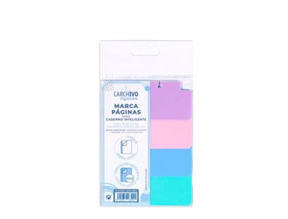 MARCA PAGINAS PARA LIBRETA COLORES PASTEL