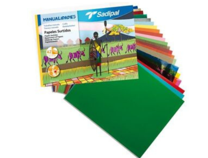 BLOC DE MANUALIDADES SADIPAL PAPEL SURTI